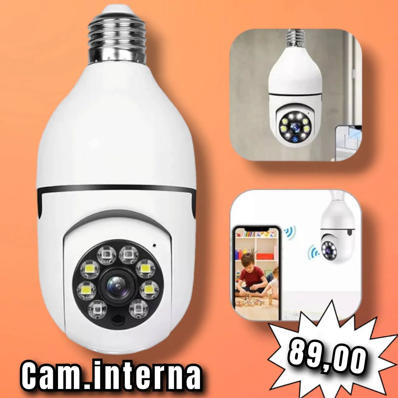 Câmera Ip Wifi Segurança 