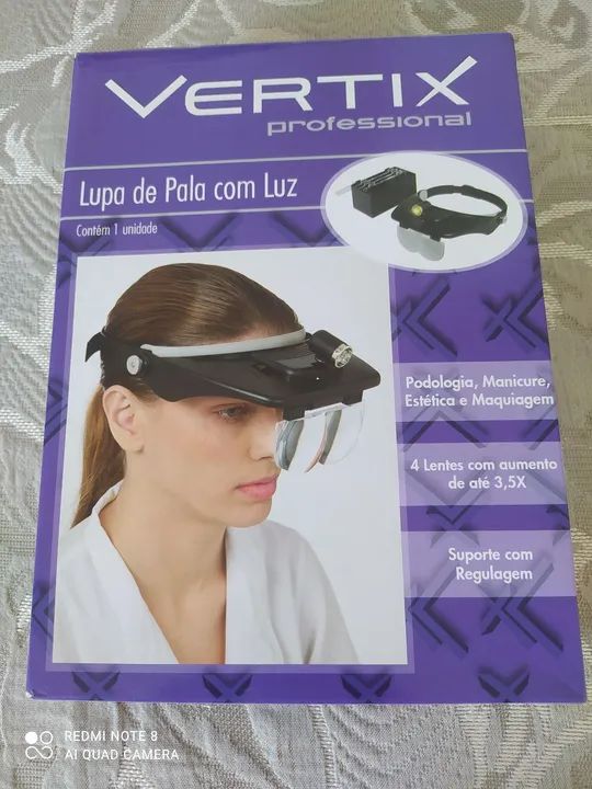 Lupa de Pala com Luz Vertix Professional