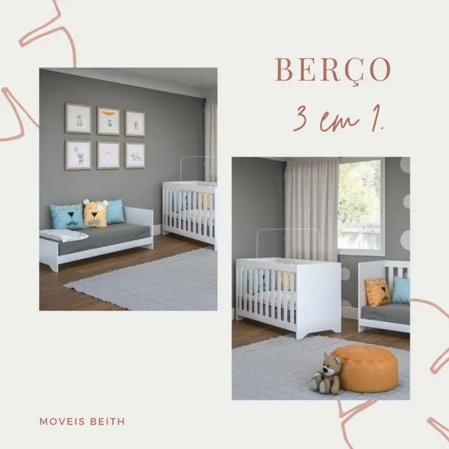 Promoção Berço 3 em 1 - 15/11 