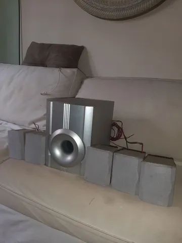 6 caixas de home theater 