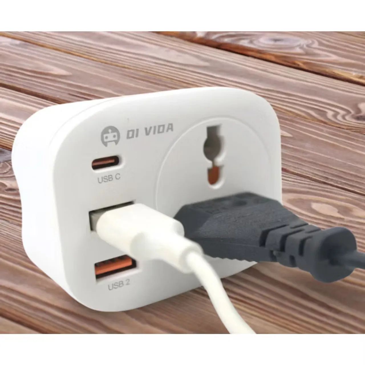 Adaptador Tomada Universal 2USB+1PD+1T OI-TO141 - Foto 4
