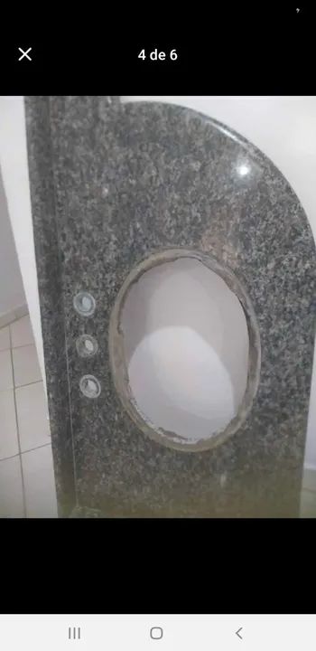 Pia de Mármore pra banheiro ou lavatório só 80 reais  - Foto 5