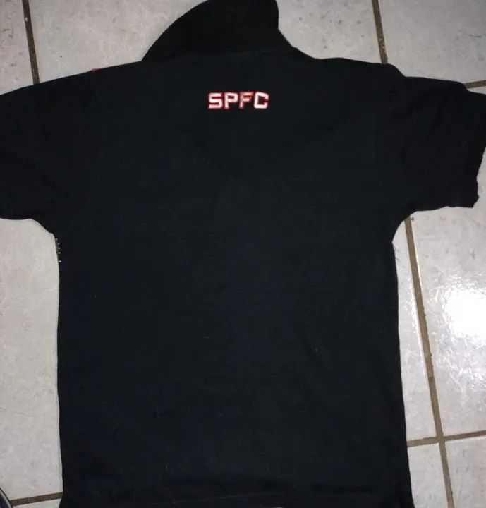 Camiseta Polo infantil Original do São Paulo FC - Tamanho M 3-9 anos   - Foto 4
