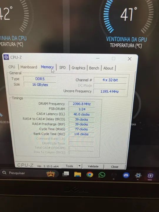 Notebook Dell Gamer G15 + Ryzen 5 6600H + 16 RAM DDR5 + RTX3050 + 256gb - Foto 3