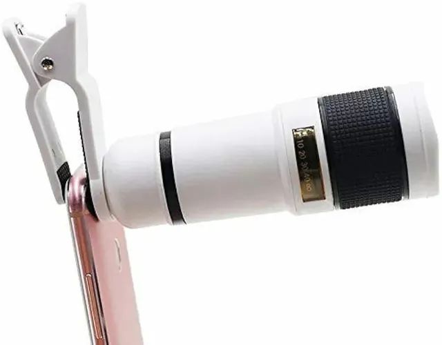 Lente Externa Telescópica Universal Para Câmera De Celular Com Zoom 12x - Foto 6