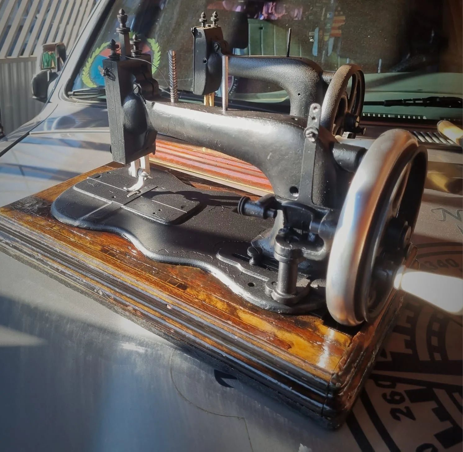 Máquina de Costura Antiga - decoração 