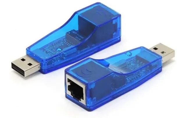 Novo Adaptador Usb Para Rj45 Cabo De Rede Internet Pc E Notebook  - Foto 2