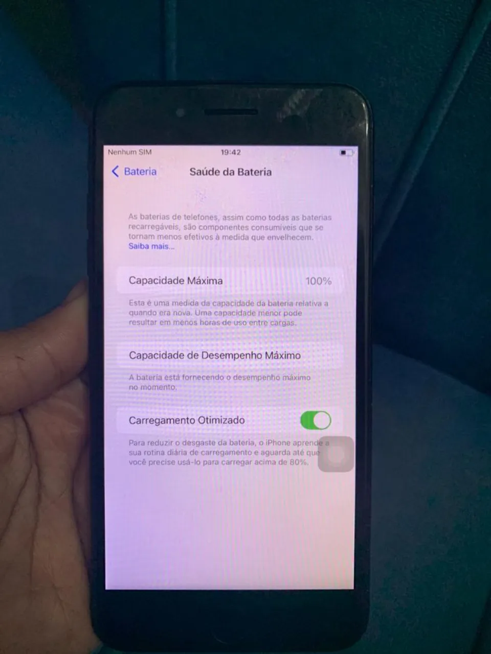 Vendo iPhone 7 plus em perfeito estado, só com mal contato no botão home,