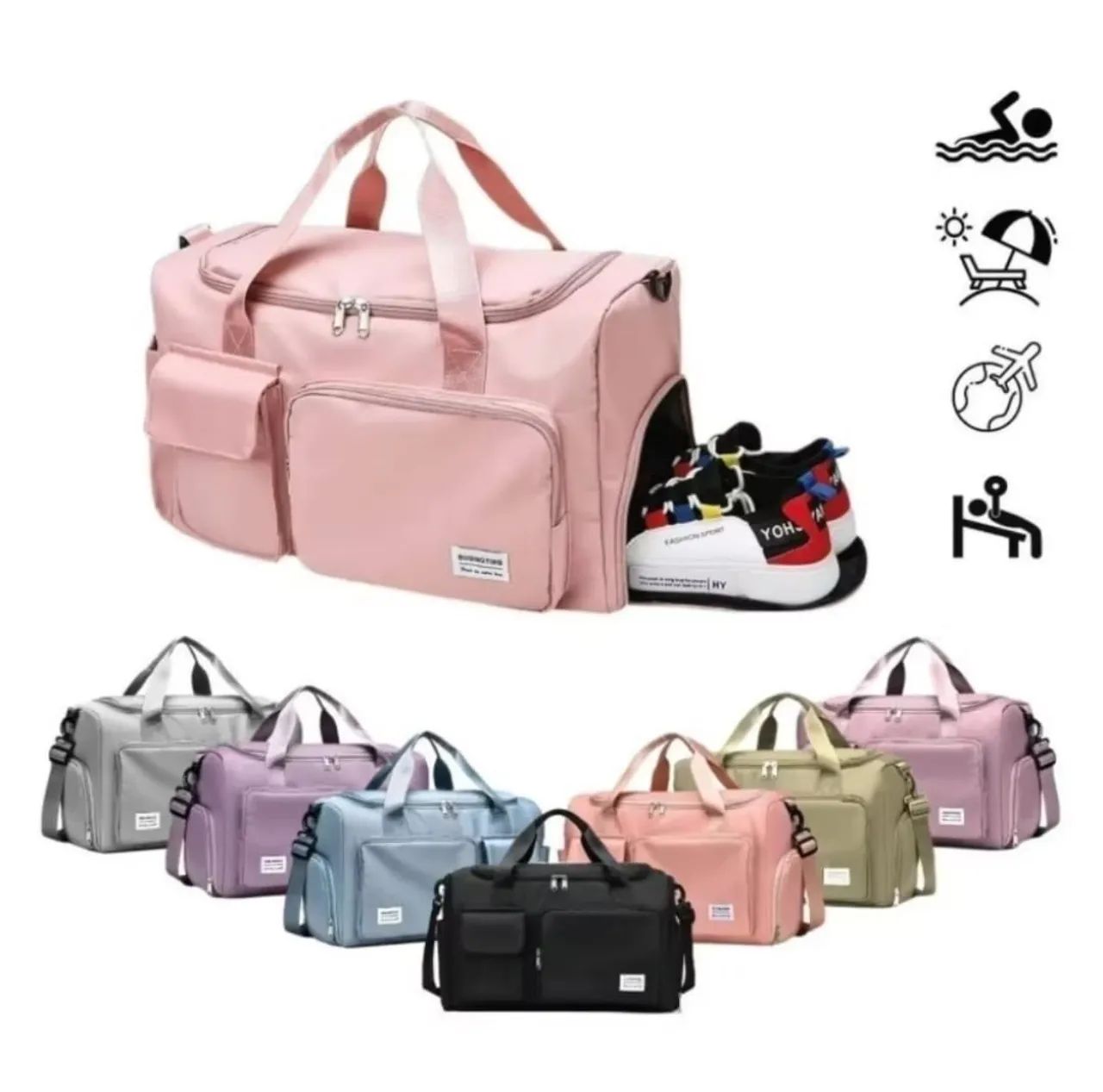 Bolsa de Viagem Sport com Alça Lateral - Foto 3