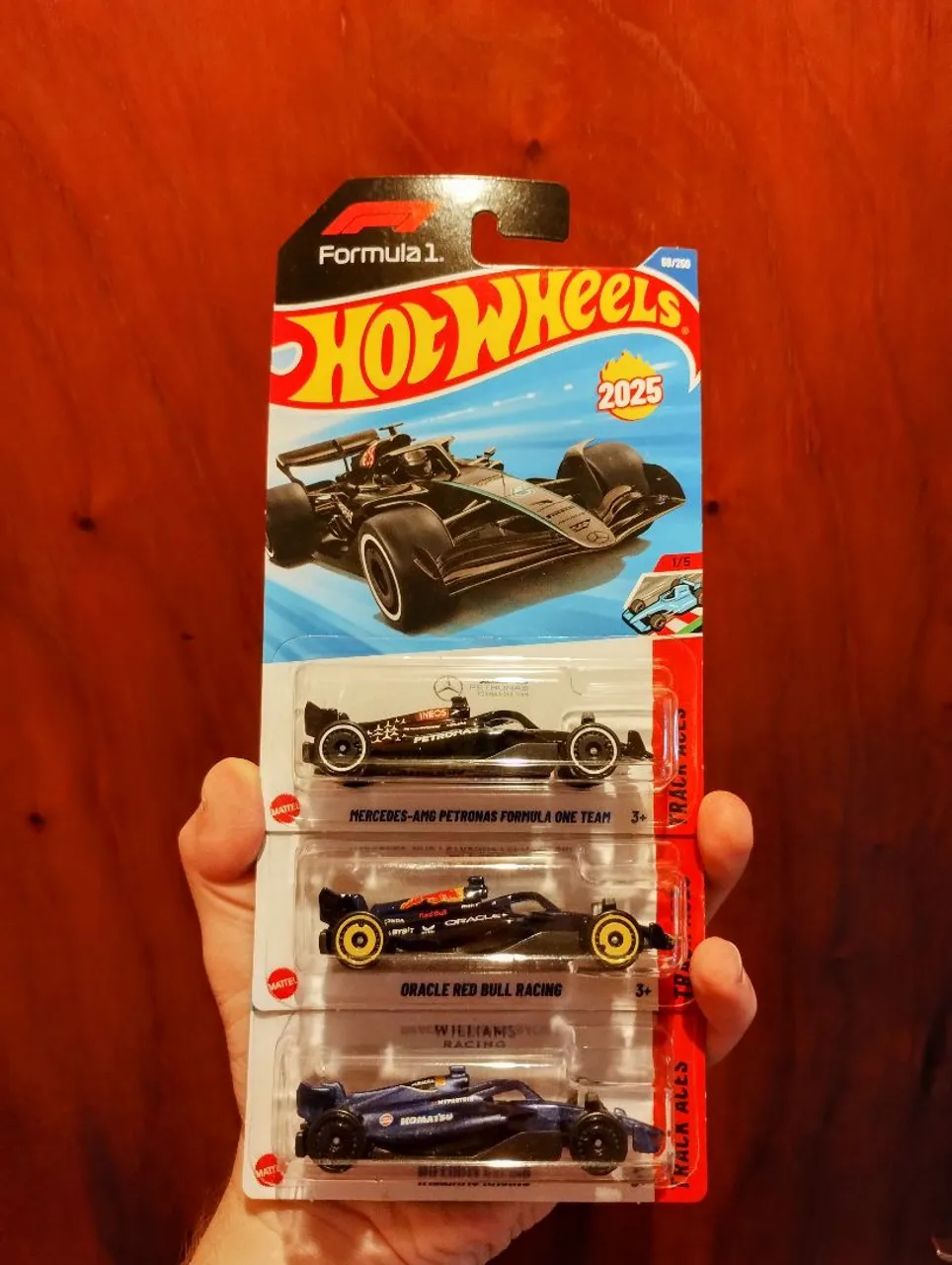 Hot Wheels Formula 1 - Kit com 3 miniaturas