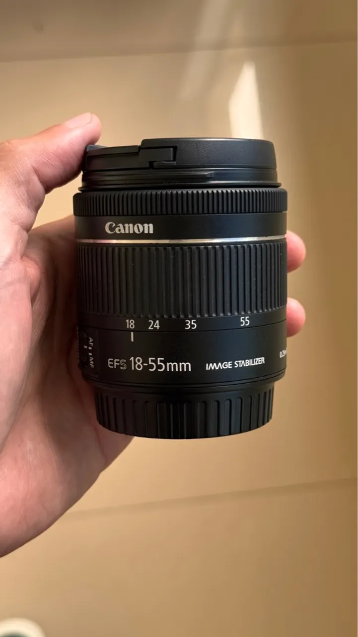 Lente 18-55mm ef canon