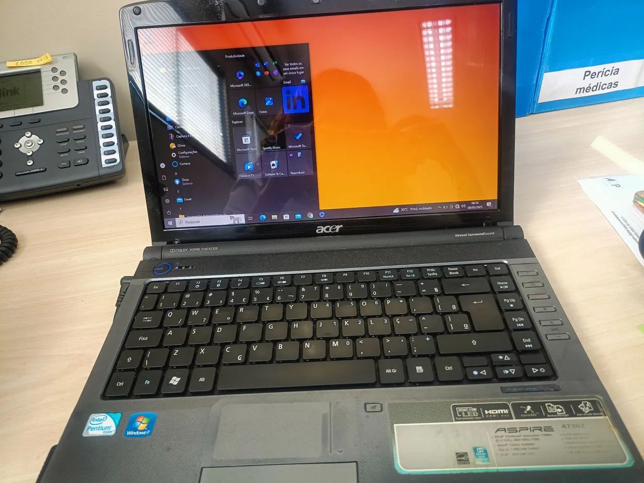 Notebook Acer Pentium(R) Dual-Core CPU 2.20GHz - Foto 2