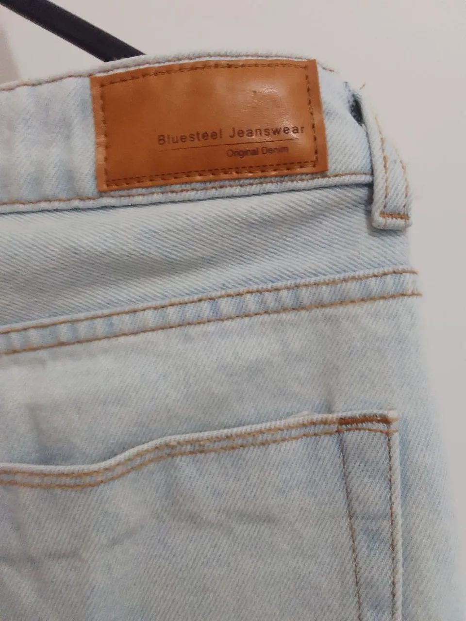 Calça Jeans Azul Clara Wide Leg  - Foto 2