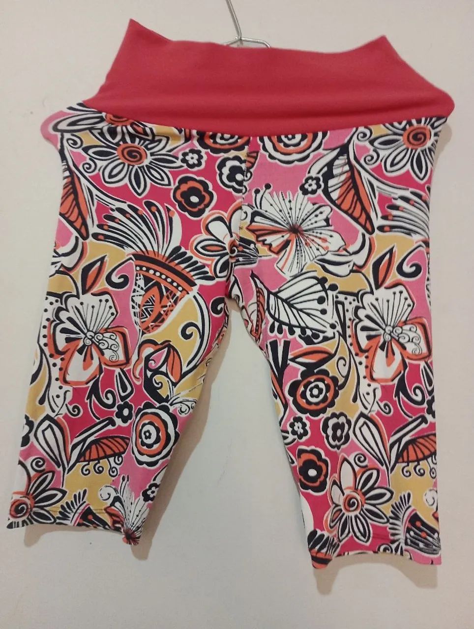 Bermuda Legging Floral Vibrante Estampas Varias 