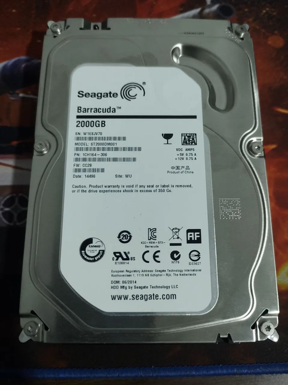 HD Seagate Barracuda 2TB in perfect condition64520770939010120