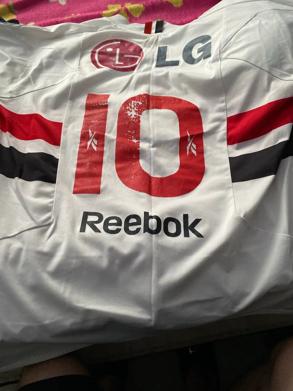 Camisa São Paulo FC Reebok LG 2006/2007 Autografada
