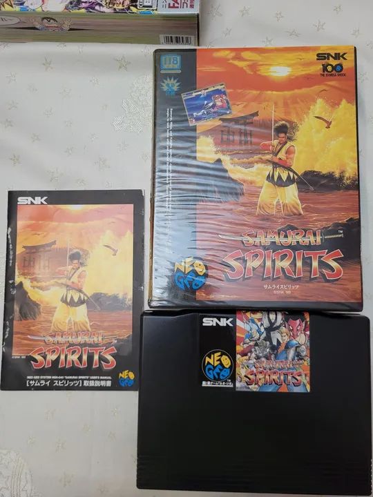 Samurait Spirits 4 SNK Neo Geo AES Japan Original + Manual Game