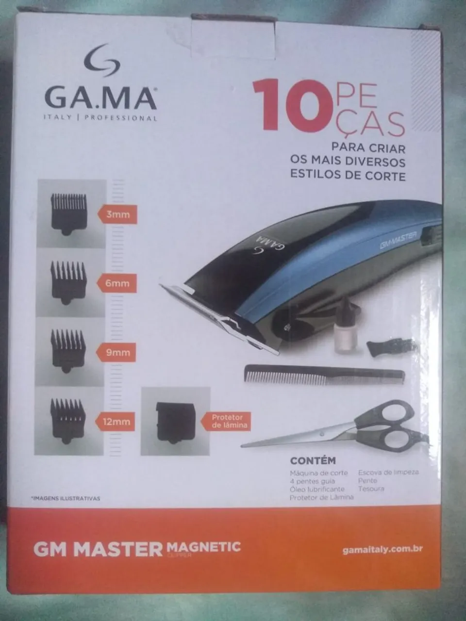 Máquina de Cortar Cabelo GA.MA Italy GM Master Magnetic