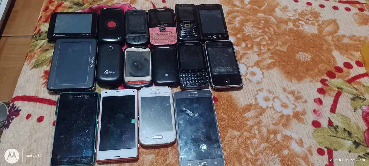 Lote de celulares