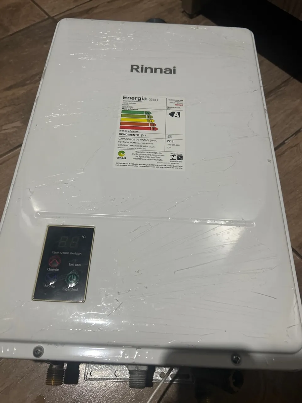 Aquecedor Rinnai a Gás