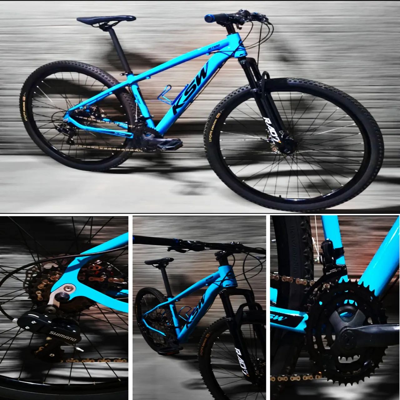 SOMENTE VENDA! BIKE KSW 24V SHIMANO NOVINHA!