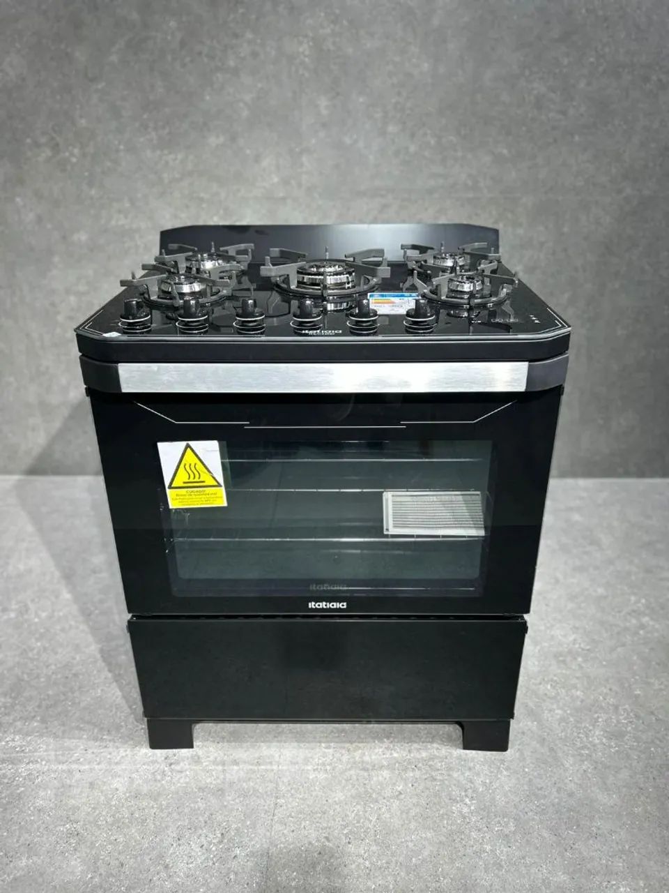 Fogão 5 bocas mesa de vidro  - Foto 3