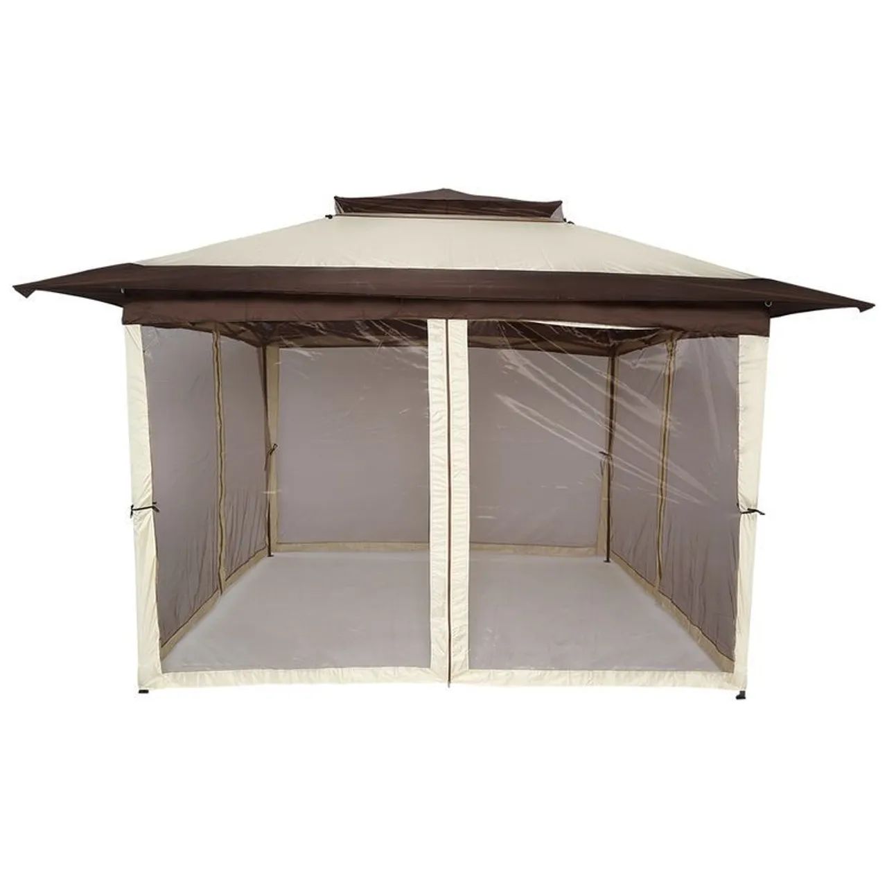 Gazebo Automático Dobrável Elegant 3,60m x 3,60m Oxford Bege Bel - Foto 2