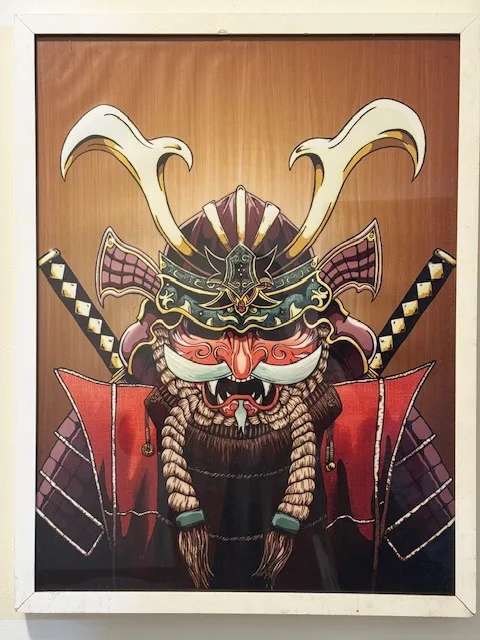 Quadro Samurai - Diego Machuca | Ultra Raro - Tiragem 2/250 | Urban Arts