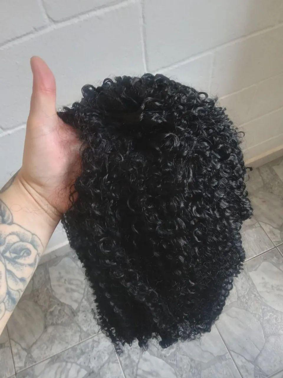 Peruca Cacheada Preta 1B - Foto 3