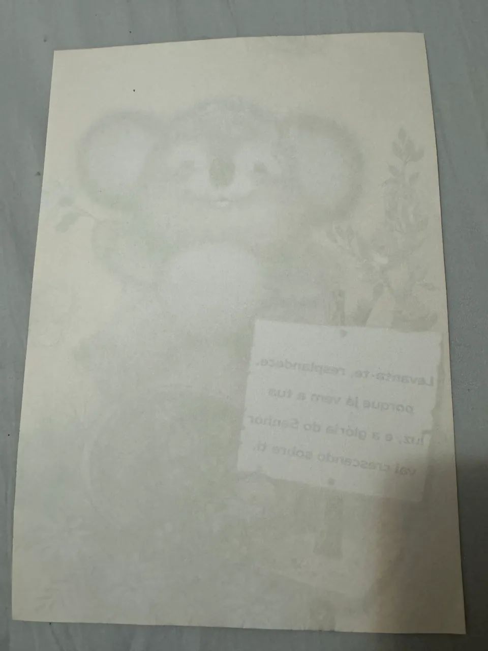 Kit dois lindos papéis de carta grande A4, raro da década de 80/90 - Foto 4