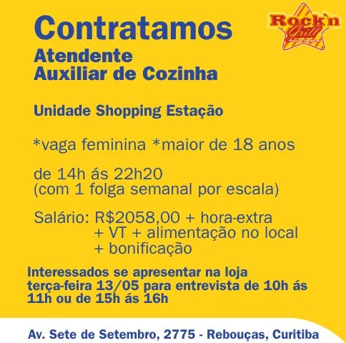 Vagas Shopping Estação