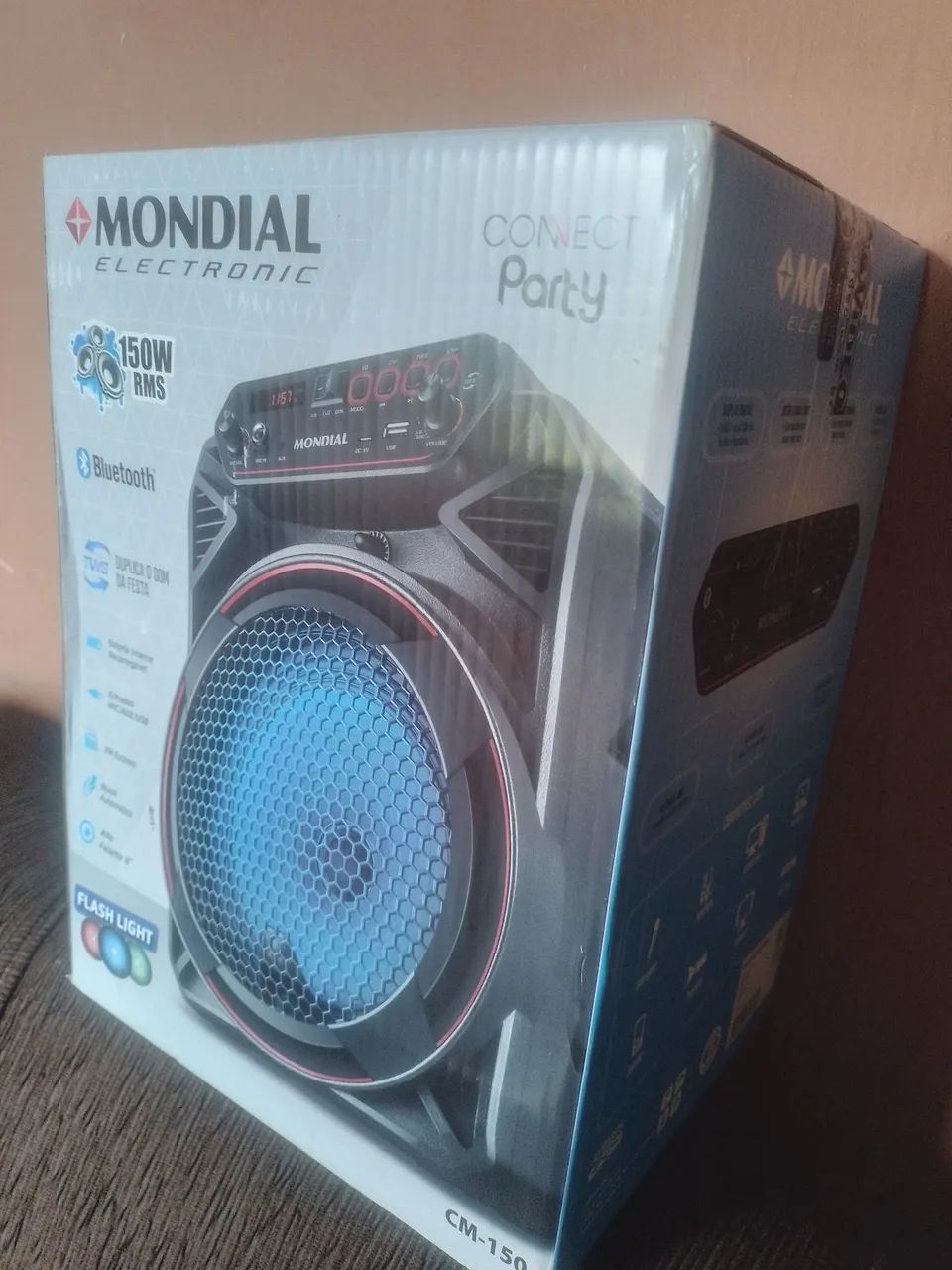 Caixa de Som Mondial 150W Bluetooth - Foto 3