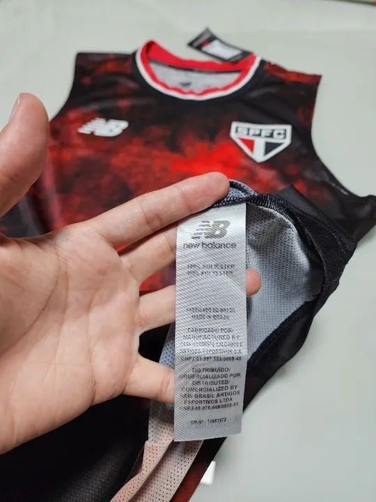 Regata são paulo spfc new balance uniforme 3 2024/25 - Foto 3
