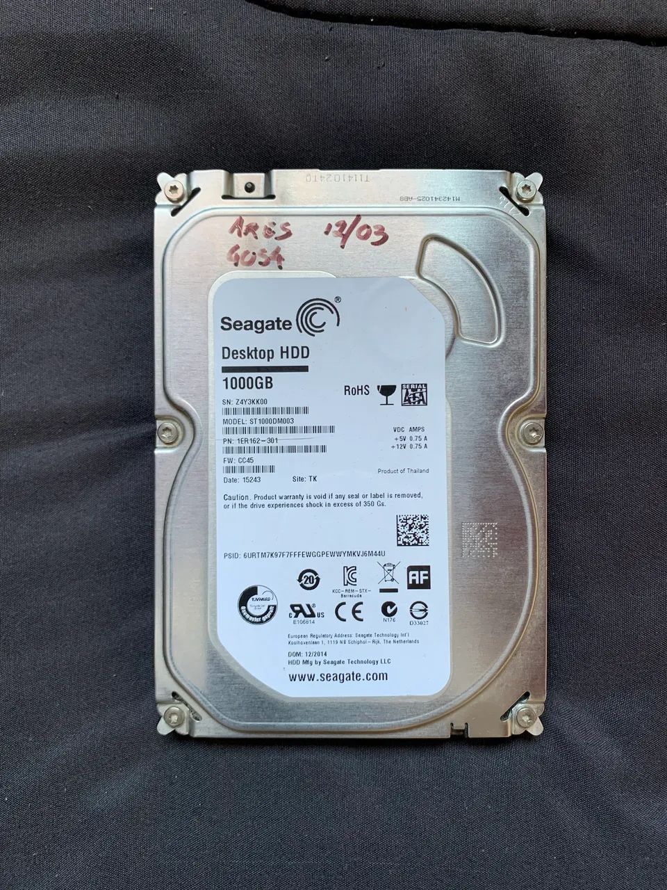 Hd 1TB Seagate
