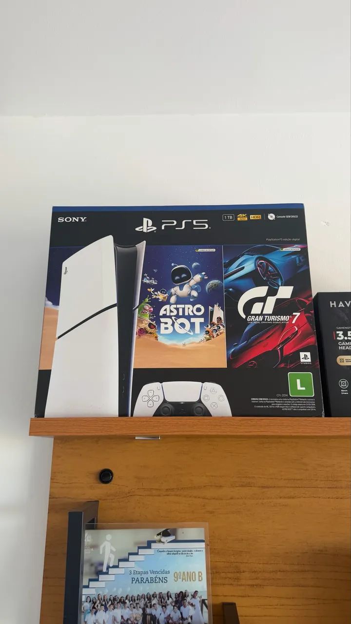Ps5 Slim Mídia Digital + Acessórios  - Foto 6