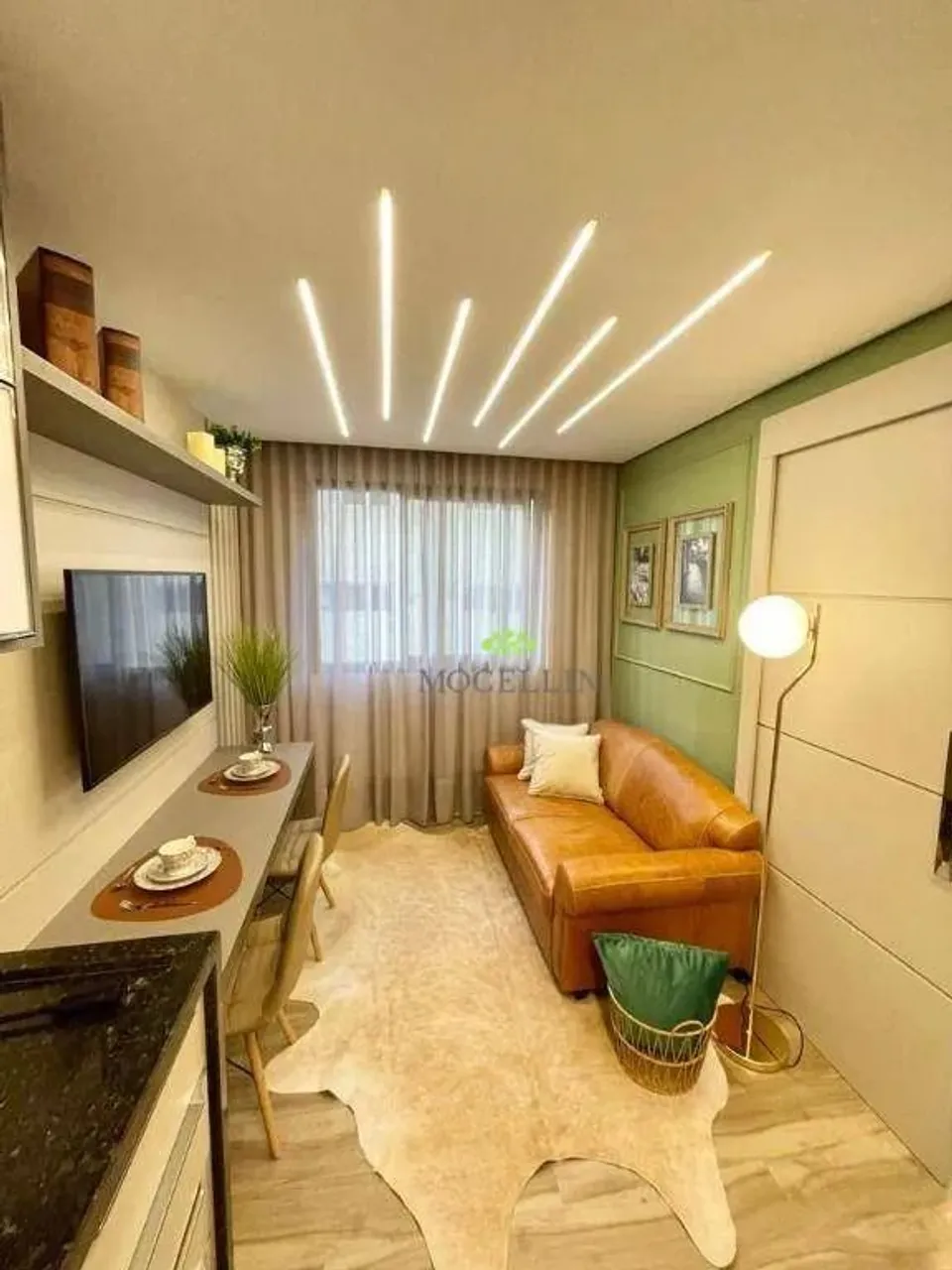 Apartamento à Venda Mercês, Curitiba com 1 Quarto, 25 m² por R$ 500.000,00