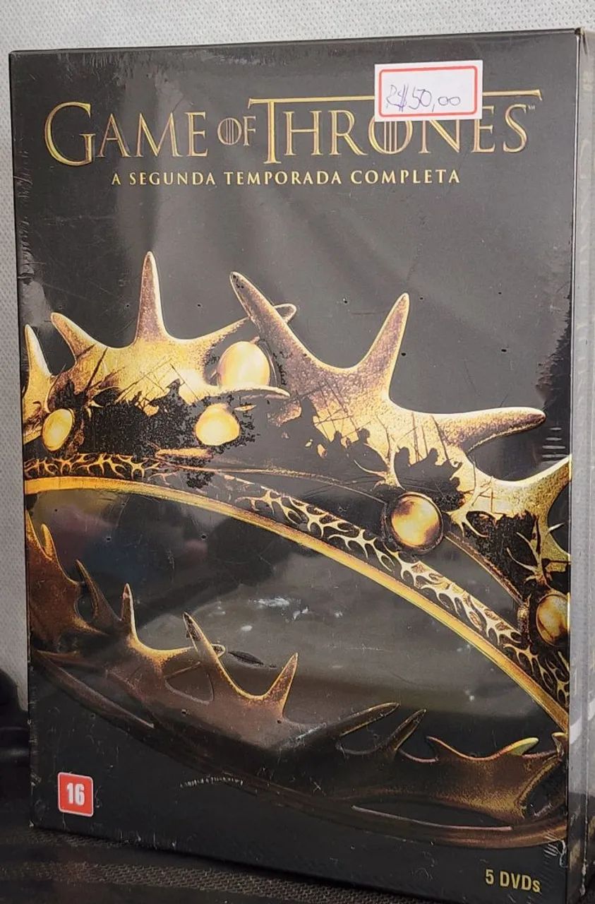 Box Dvd Original Game Of Thrones - 2ª Temporada - 5 Dvds