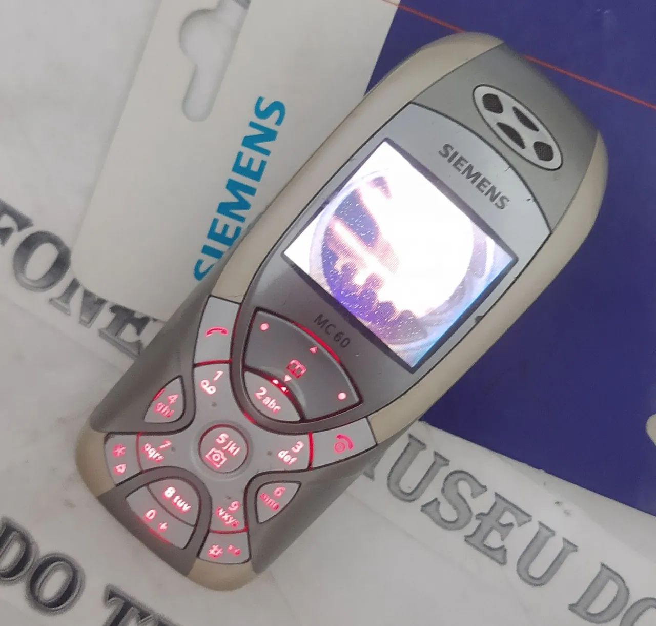 Siemens MC60 da TIM celular antigo RELIQUIA primeiro com câmera  - Foto 4
