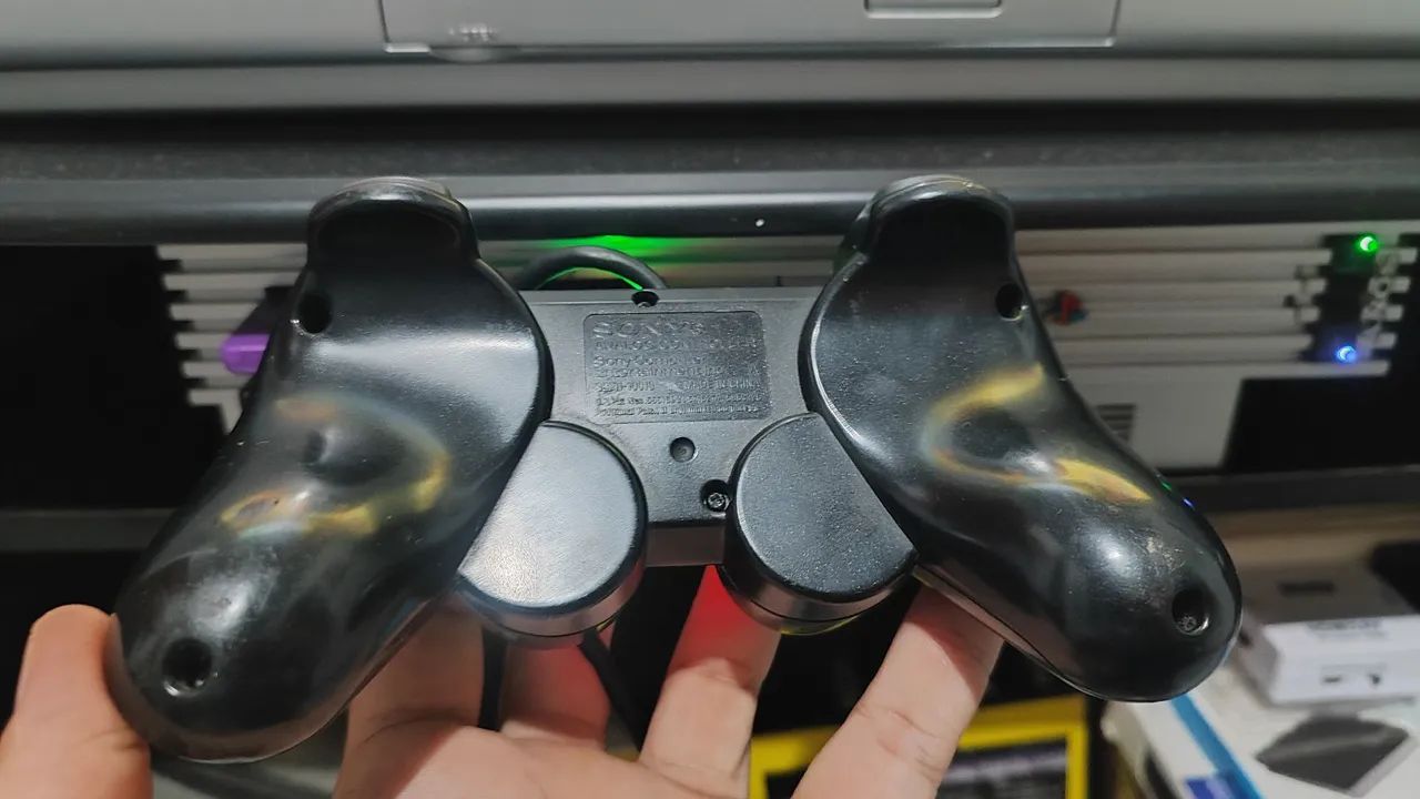 Controle PS2 Preto série A (Original)64297561437953121