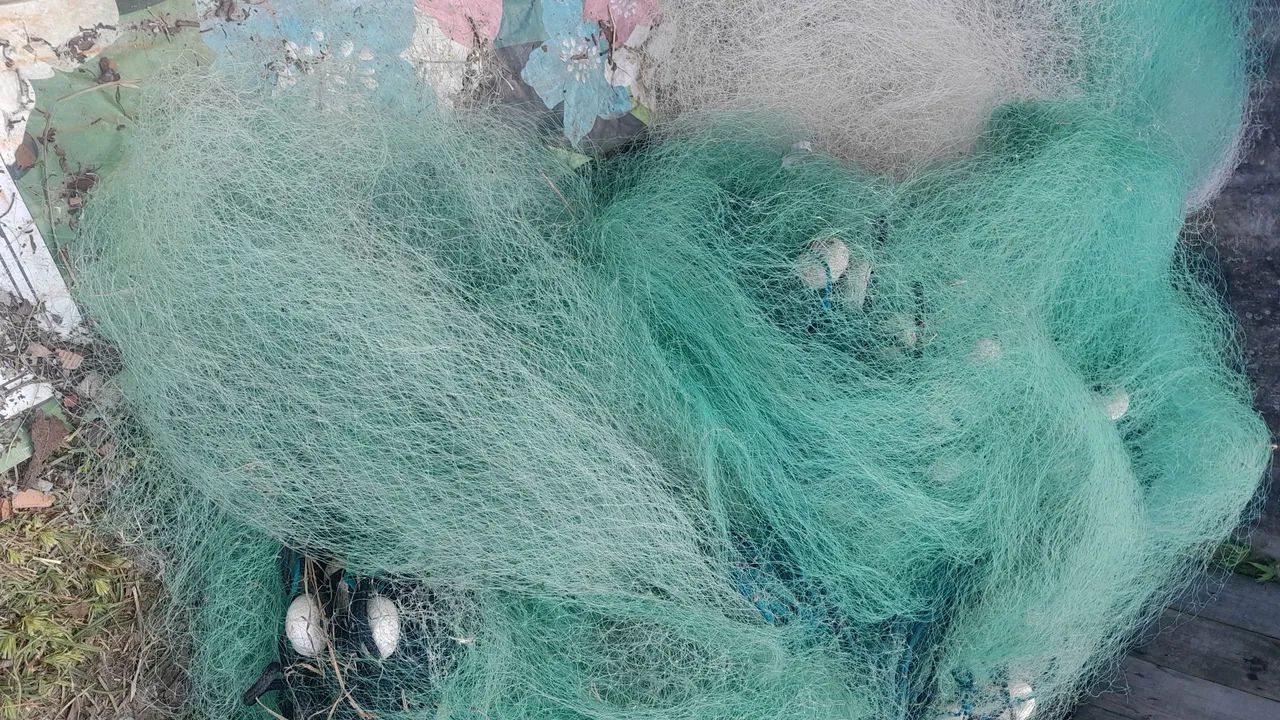 Rede de pesca malha 08 e 09, altura de 12 metros até 20 metros  - Foto 2