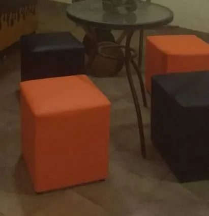 Conjunto de Puffs Coloridos - Conforto e Estilo!