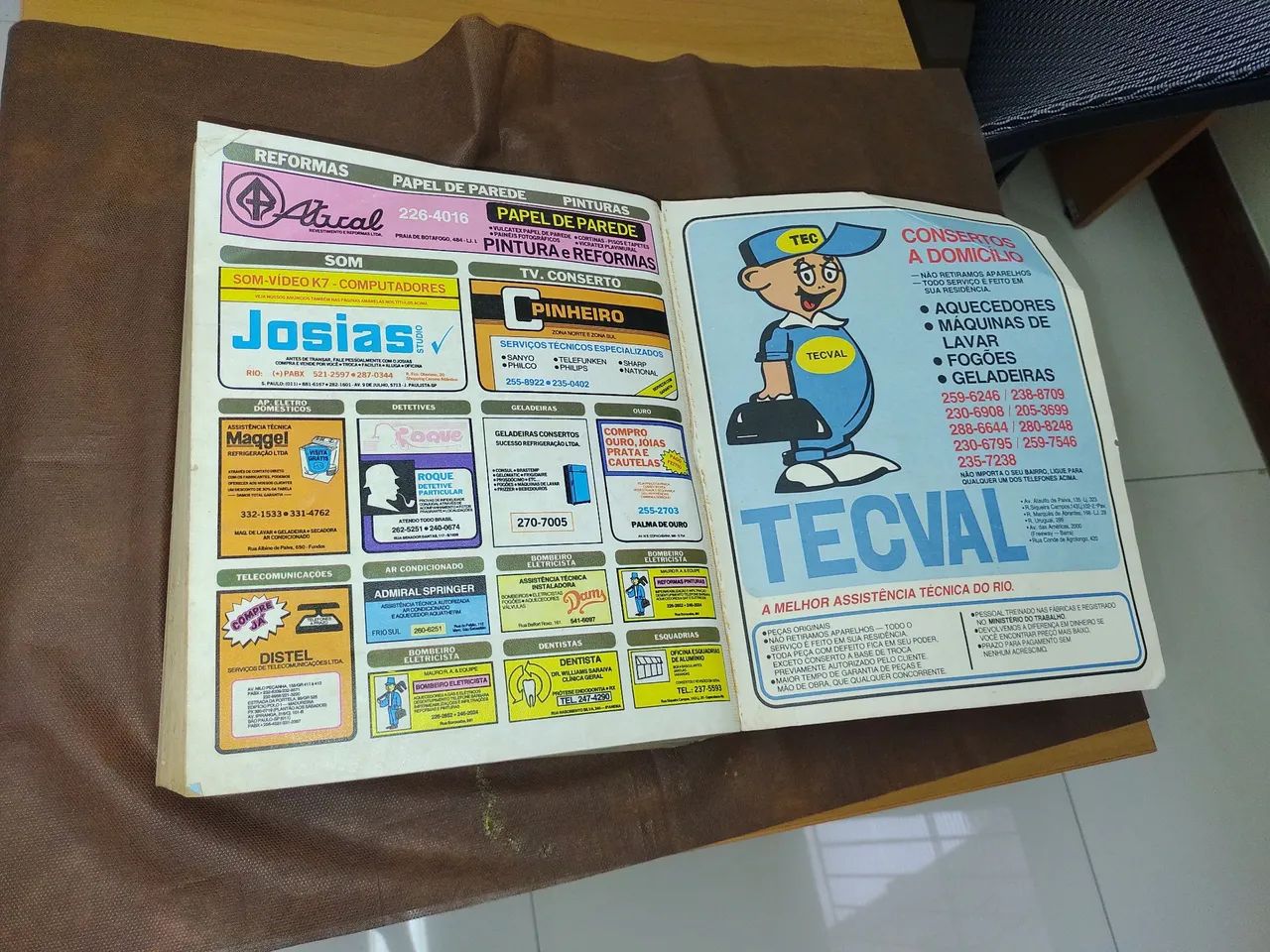 Lista Telefônica da cidade do R.J., ano 1983, antiguidade, original. - Foto 5
