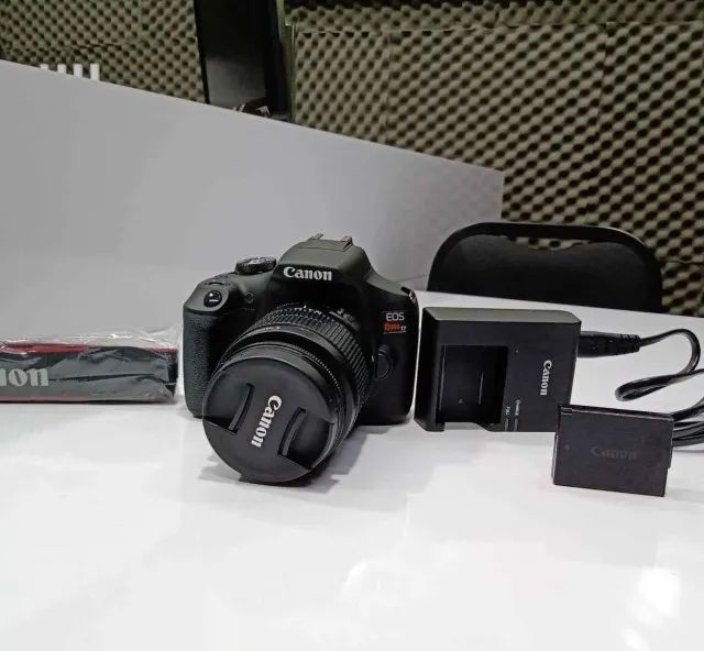 Camera Canon Eos rebel T7 + Flash Yongnuo twin + tripé