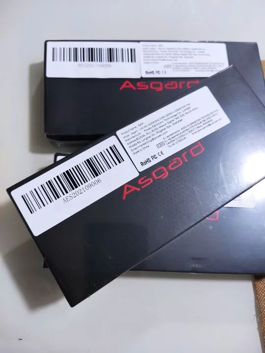 Memória RAM Asgard 8GB DDR4 da asgard