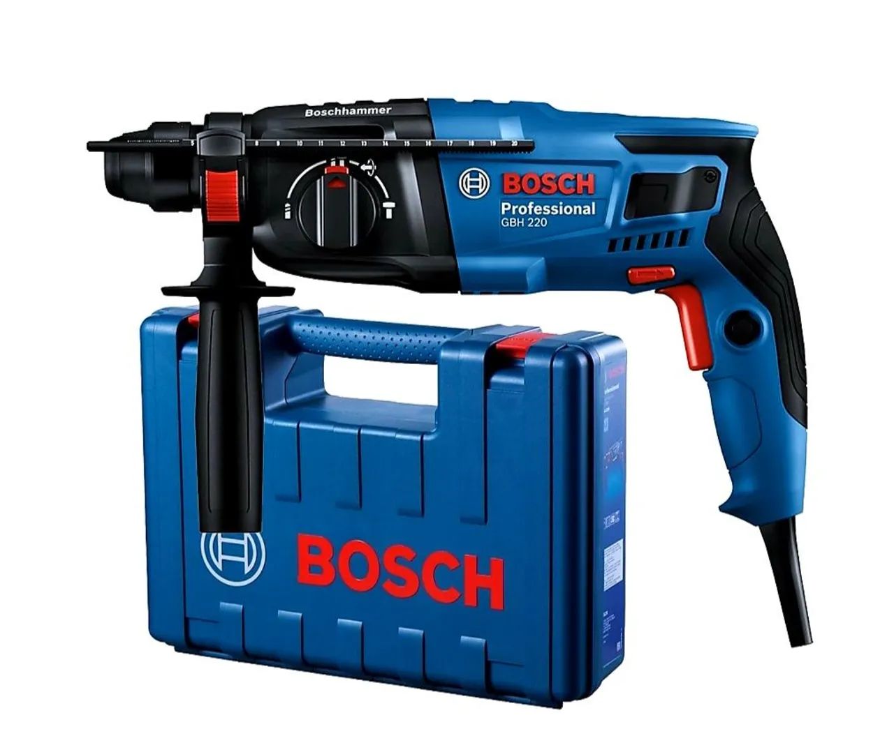MARTELETE BOSCH 720W PERFURADOR GBH 220 220V - Foto 2