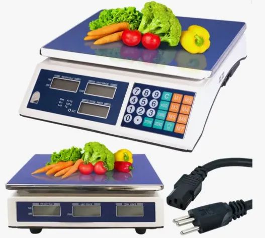 Balança digital 40 kg com bateria recarregavel para feira Nova Na caixa com garantia