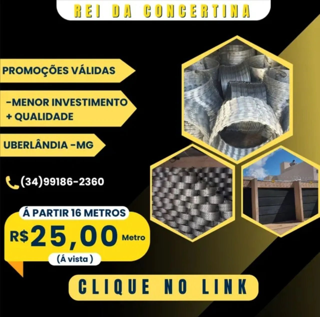 Cerca concertina, modelo perimetral ,já instalada
