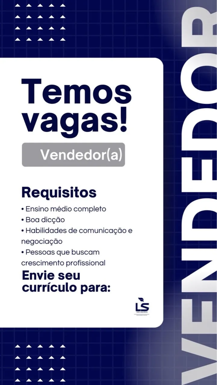 Vendedor(a)
