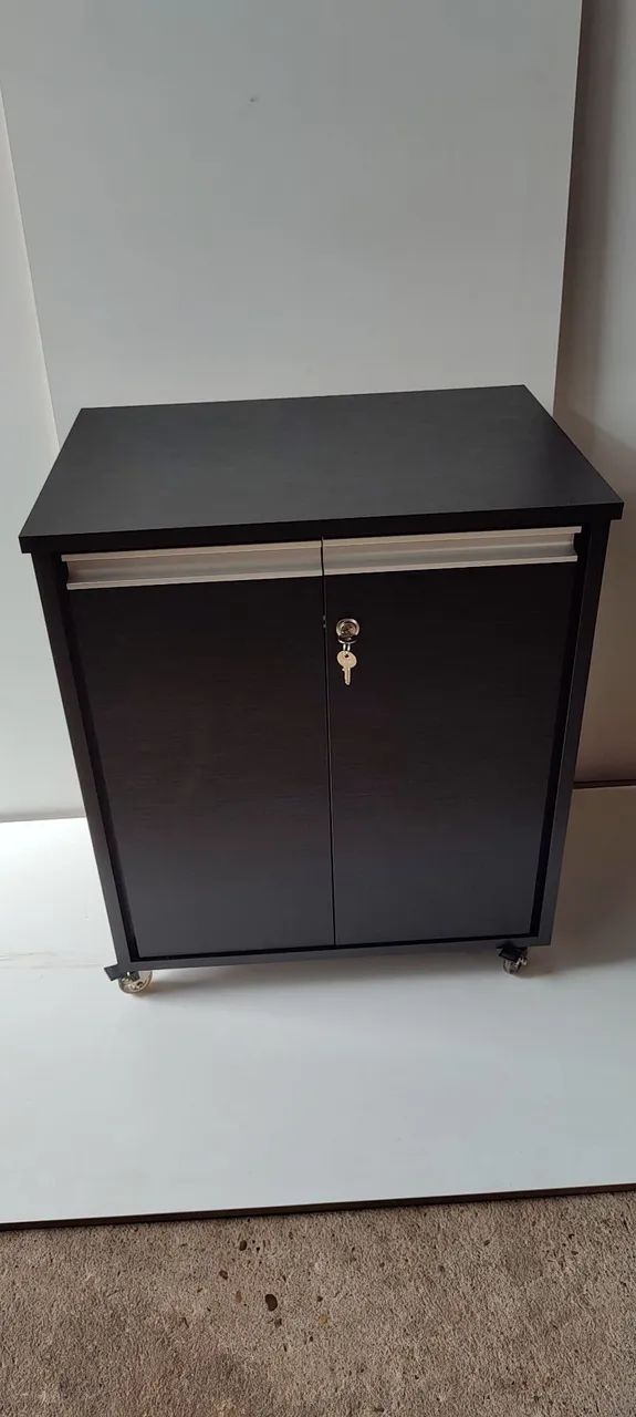 Armários para escritório 100% MDF 18mm, preto r$850 à vista com entrega