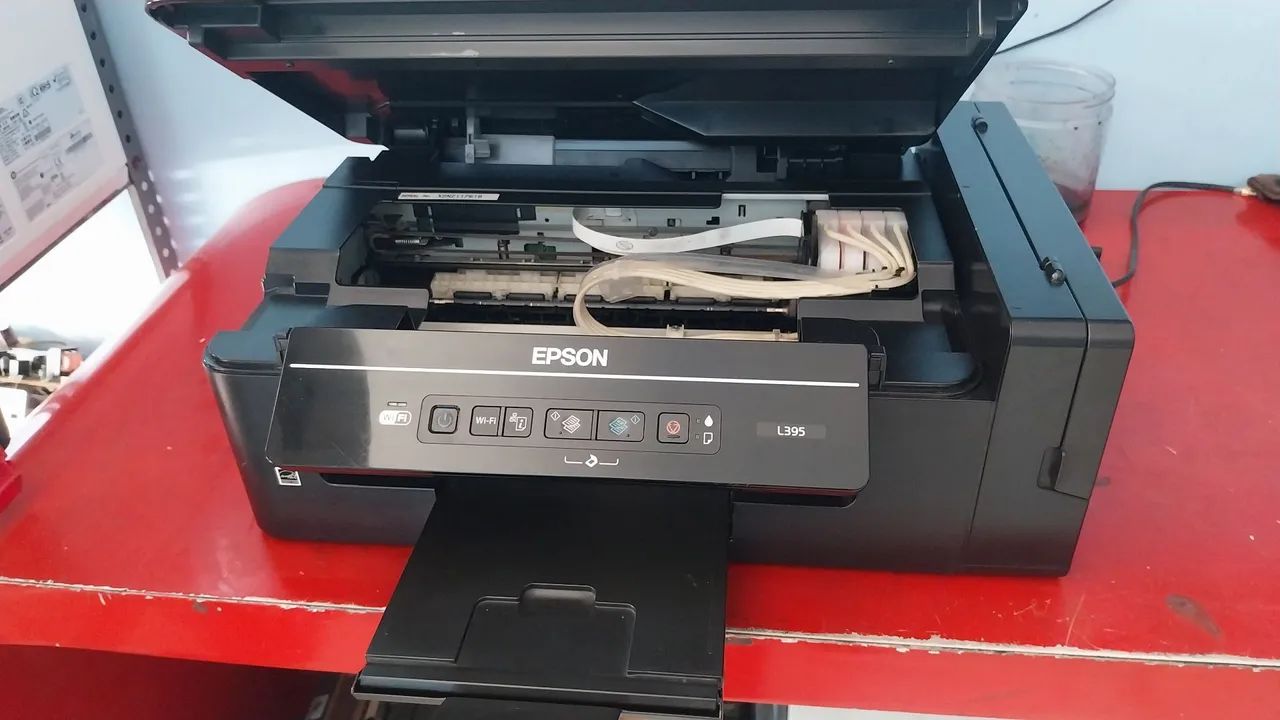 Impressora Epson l395 multifuncional ecotank Wi-Fi com garantia  - Foto 2